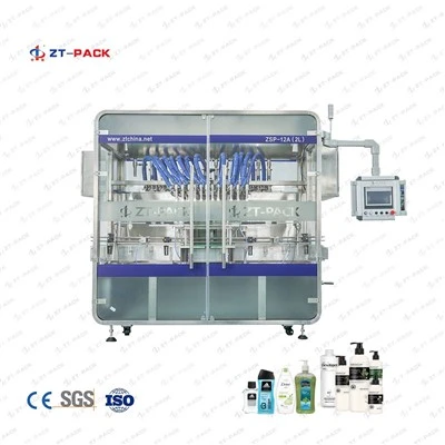 Máquina de llenado de pistón de gel de ducha de champú